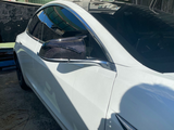 Tesla Model 3 Carbon Fibre Mirror Cover Cap Replacement (LHD)