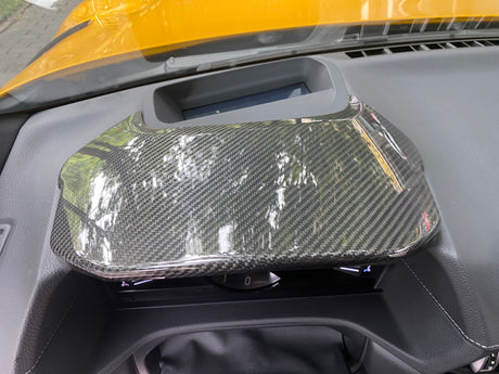 Toyota Supra A90 Dry Carbon Fibre Upper Speed-Meter Cluster Cover