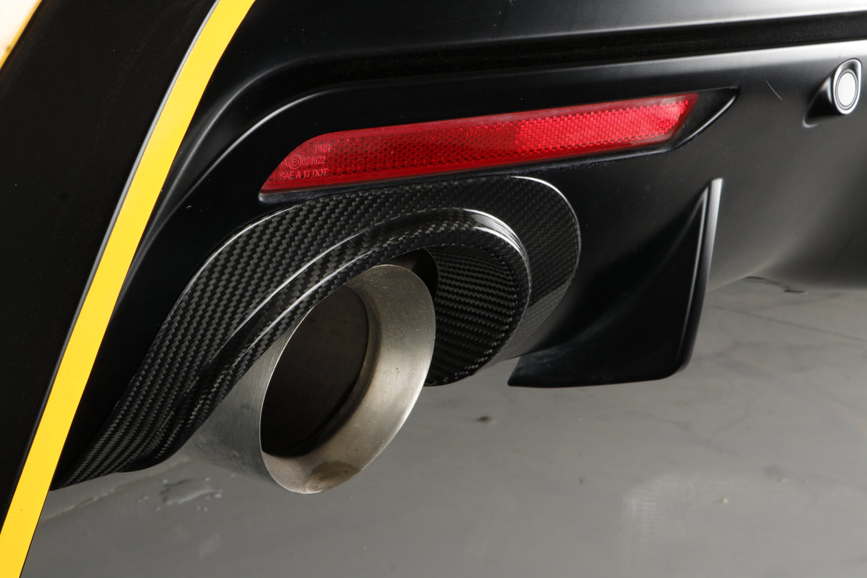 Toyota Supra A90 Dry Carbon Fibre Exhaust Shields 2019+