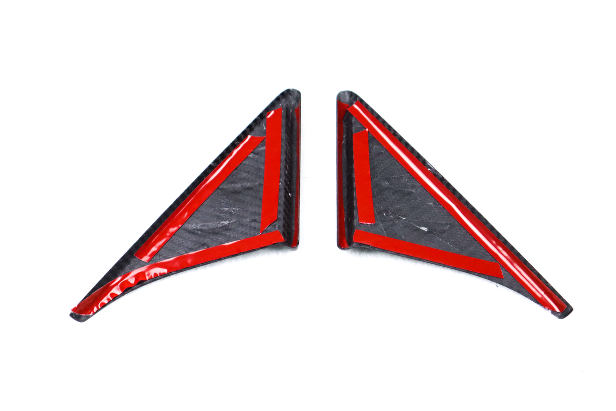 Toyota Supra A90 Dry Carbon Side Mirror Triangle Trims (2PCS)