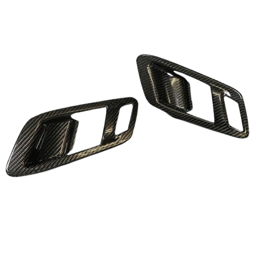 Toyota Supra A90 Dry Carbon Fibre Door Lock Panel Covers (SET OF 2)