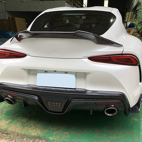 Toyota Supra A90 V Style Honeycomb Carbon Fibre Rear Spoiler 2019+