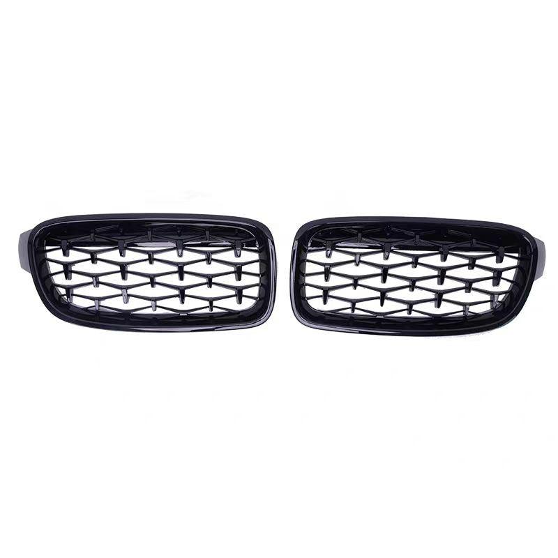 BMW F30 3 Series Front Gloss Black Diamond Grille - Carbon Craze