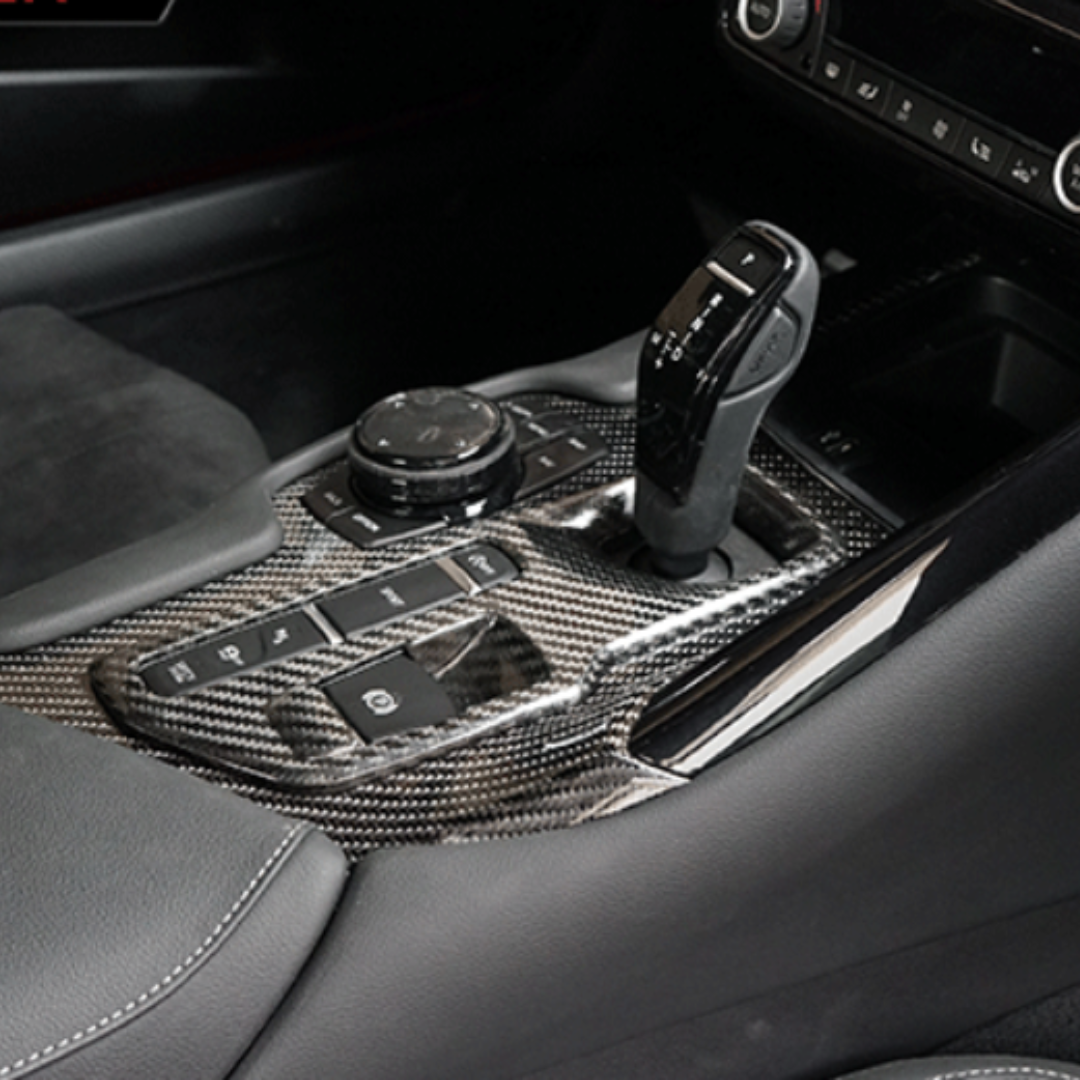 Toyota Supra A90 Dry Carbon Fibre Shift Panel Cover