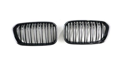 BMW F20 F21 M140i Front Grille Black Gloss 15-19 - Carbon Craze