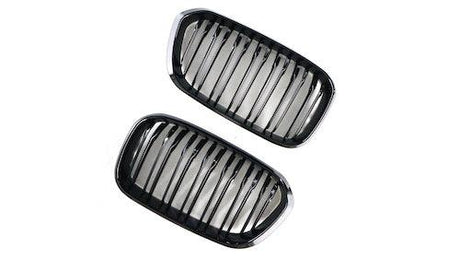 BMW F20 F21 M140i Front Grille Black Gloss 15-19 - Carbon Craze