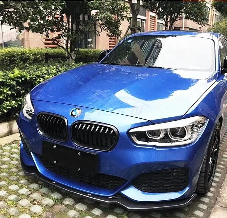 BMW F20 M140i 1 Series M Sport Front Splitter Carbon Fibre 15-19 - Carbon Craze