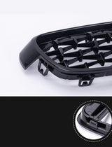 BMW G30 5 Series Front Gloss Black Diamond Grille 17-20 - Carbon Craze