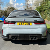 BMW G8X MP STYLE CARBON FIBRE REAR DIFFUSER PRE PREG - Carbon Craze