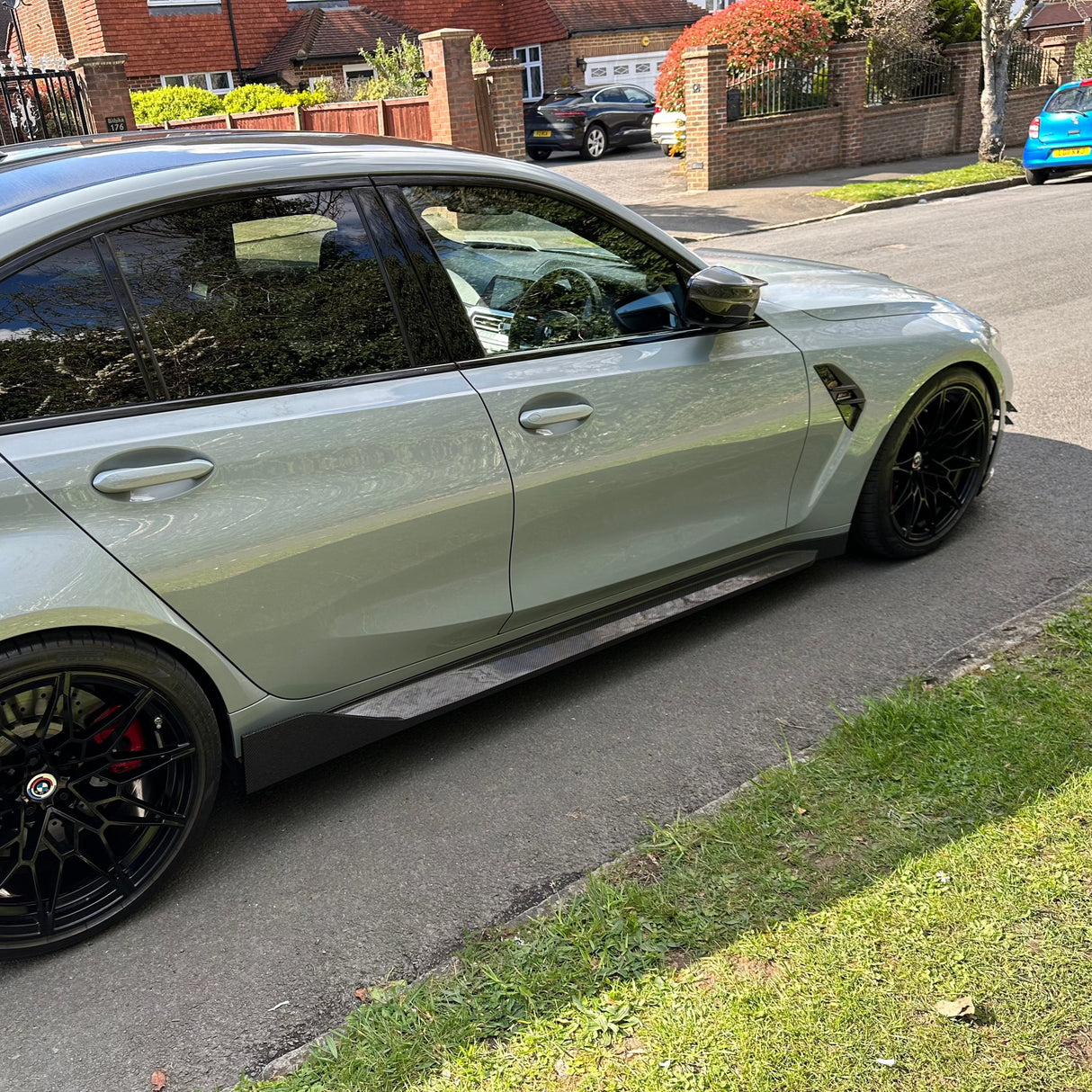 BMW G8X MP STYLE CARBON FIBRE SIDE SKIRTS PRE PREG - Carbon Craze