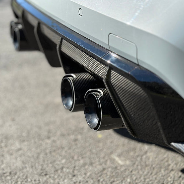 BMW G8X CARBON FIBRE EXHAUST TIPS (Set of 4) - Carbon Craze