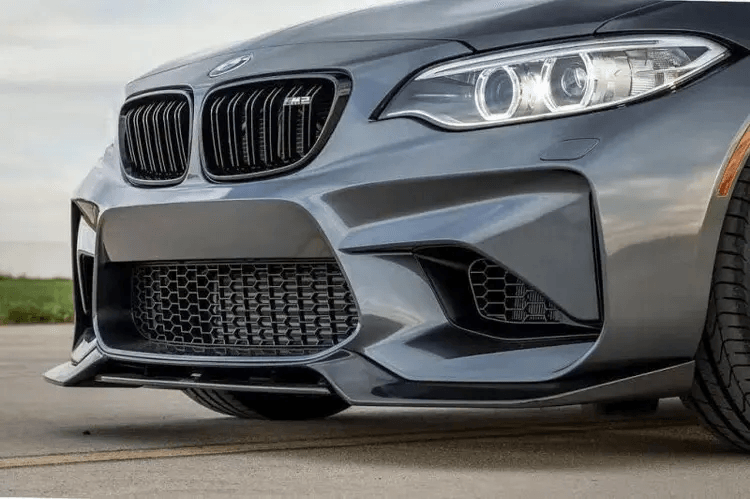 BMW F87 M2 V STYLE FRONT SPLITTER CARBON FIBRE - Carbon Craze