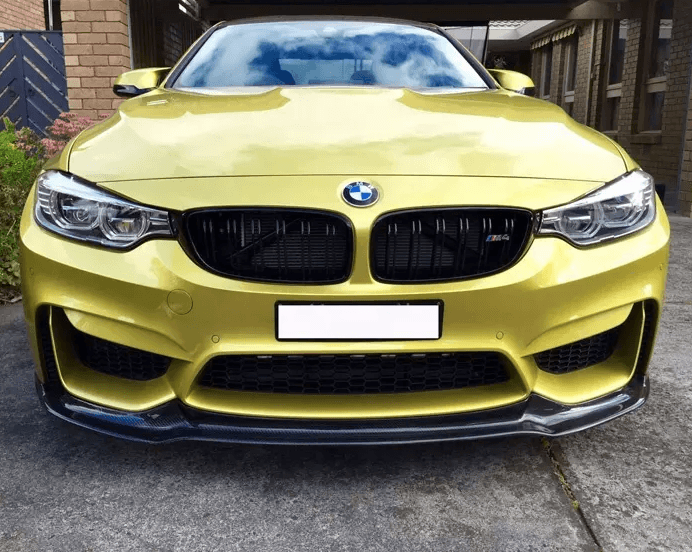 BMW F8X V STYLE FRONT SPLITTER CARBON FIBRE - Carbon Craze