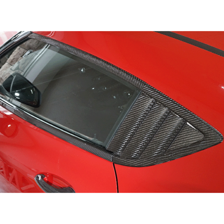 Toyota Supra A90 Dry Carbon Fibre Door & Window Mold Covers (SET OF 6)