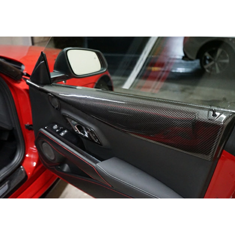 Toyota Supra A90 Dry Carbon Fibre Door Trim Covers (SET OF 2)