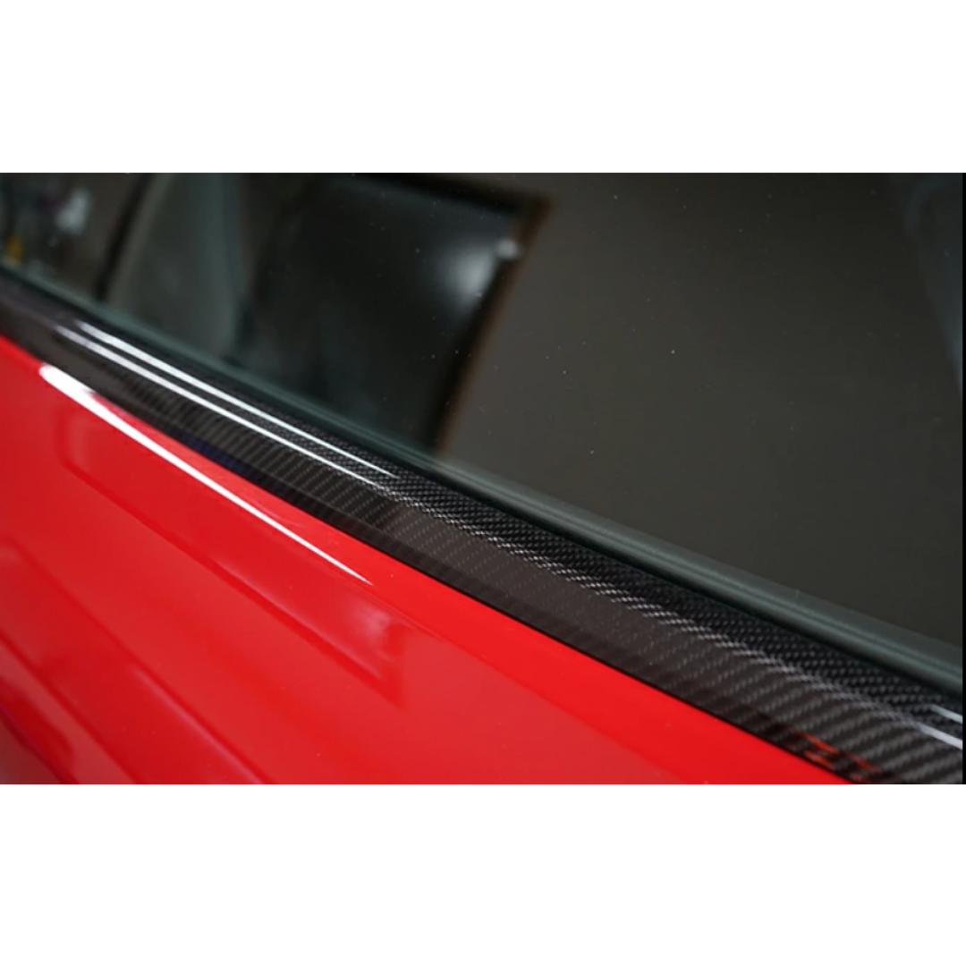 Toyota Supra A90 Dry Carbon Fibre Door Moulding Covers (SET OF 6)