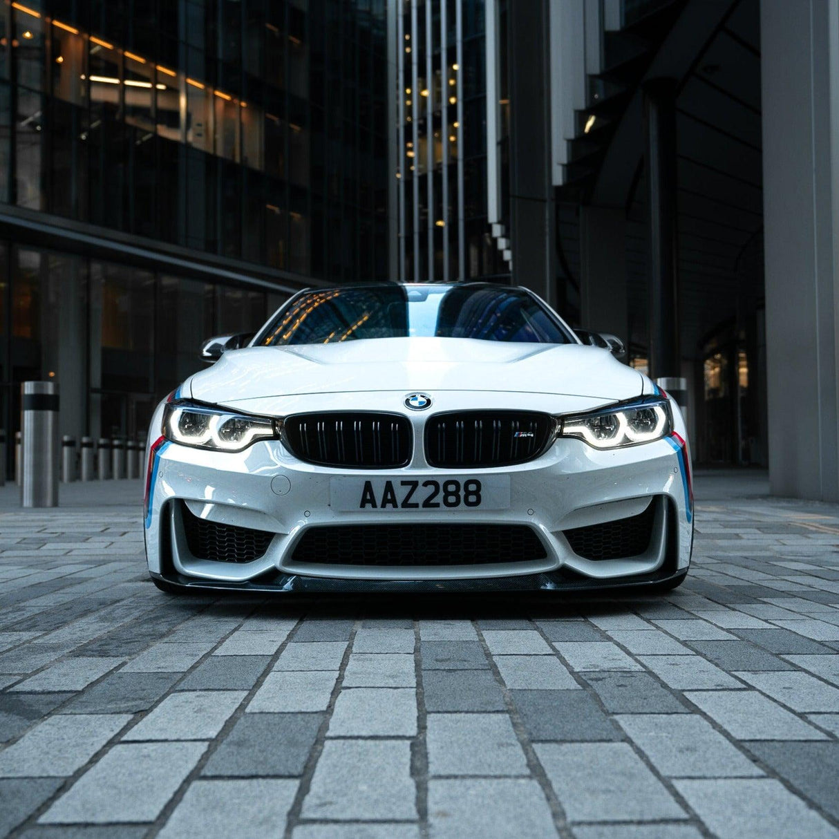 BMW F80/F82/F83 CS STYLE FRONT SPLITTER CARBON FIBRE - Carbon Craze