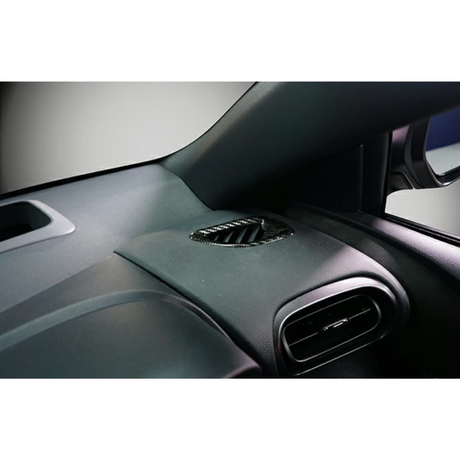 Toyota GR Yaris Dry Carbon Fibre Air Conditioner Dash Cover (SET OF 2)