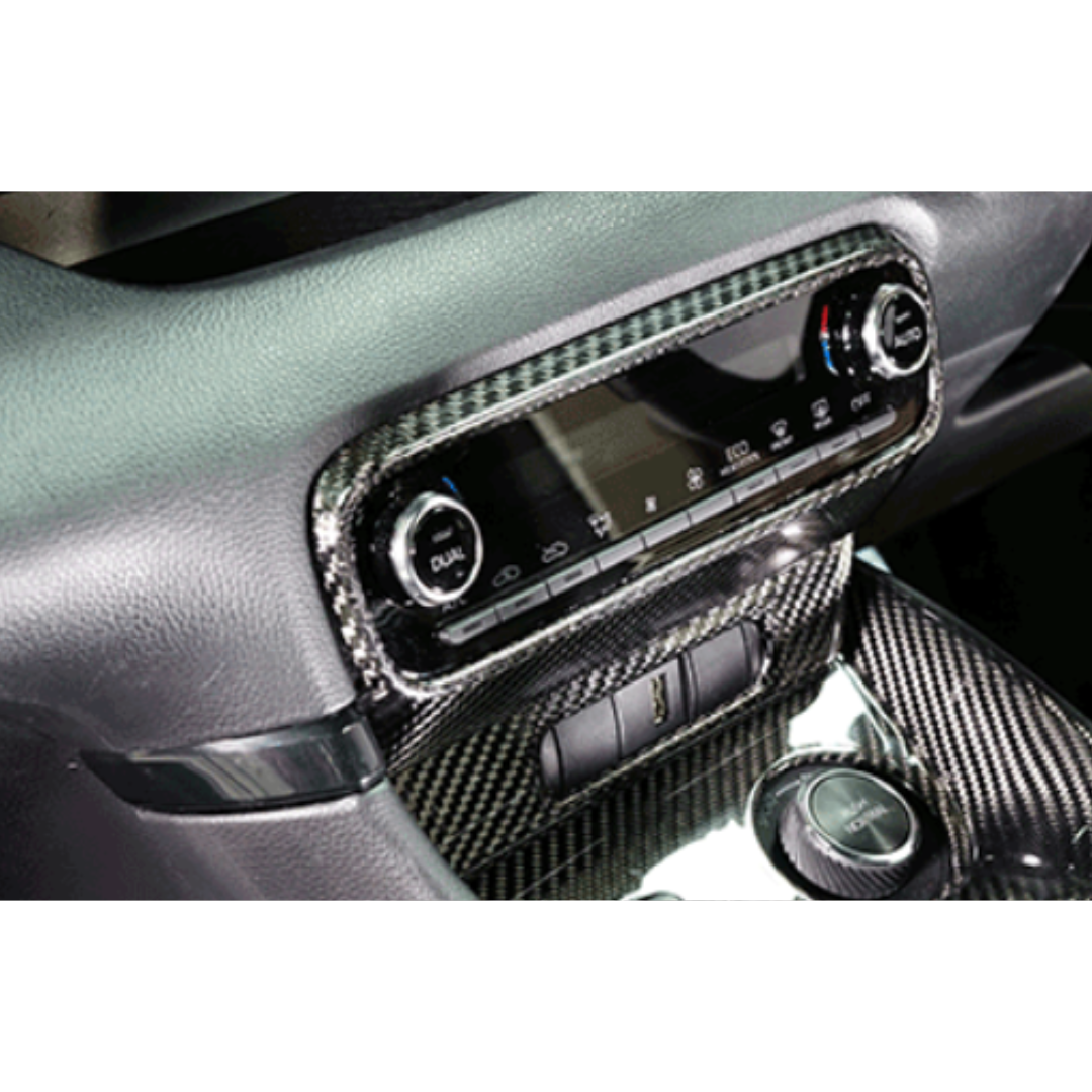 Toyota GR Yaris Dry Carbon Fibre Air Conditioner Switch Panel