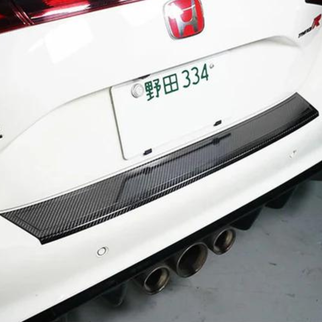 Carbon Fibre Rear Bumper Step Guard for Honda Civic Type-R FL5