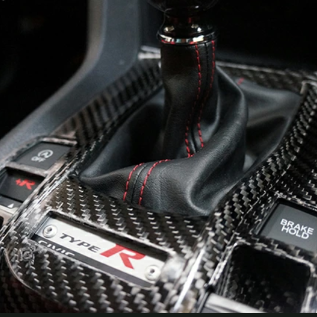 Dry Carbon Fibre Shift Panel Cover for Honda Civic Type-R FK8