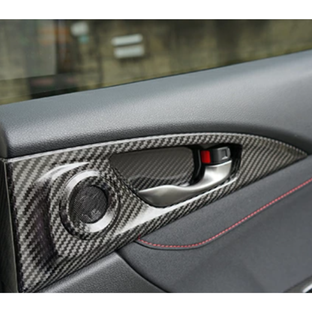 Dry Carbon Fibre Inner Door Trim Covers for Honda Civic Type-R FK8 (SET OF 4)