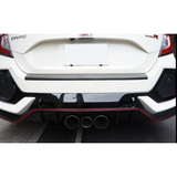 Dry Carbon Fibre Rear Boot Step Guard for Honda Civic Type-R FK8