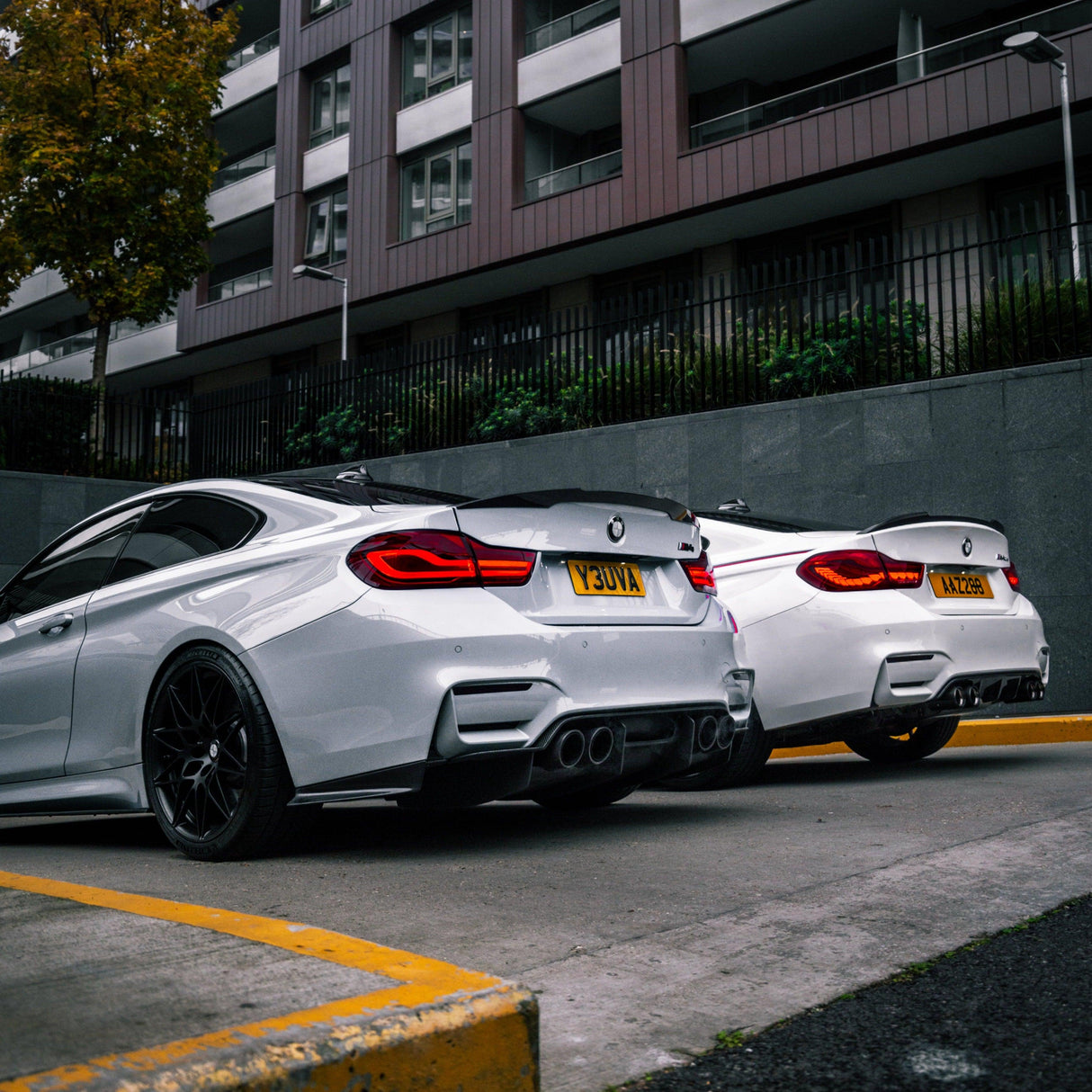 m4 cs style carbon fibre spoiler