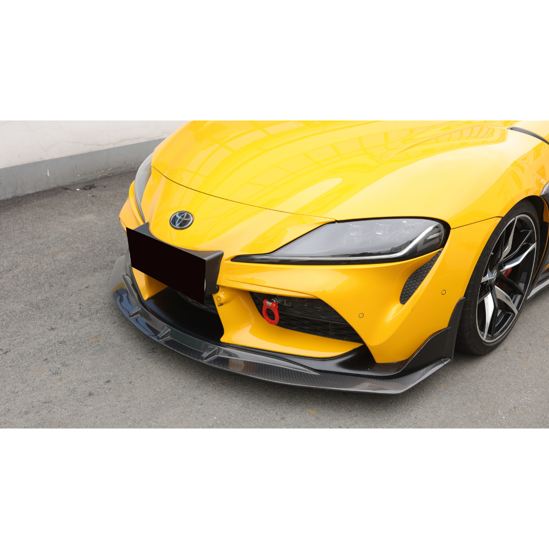 Toyota Supra A90 Carbon Fibre Manta Ray Front Bumper Lip 2019+