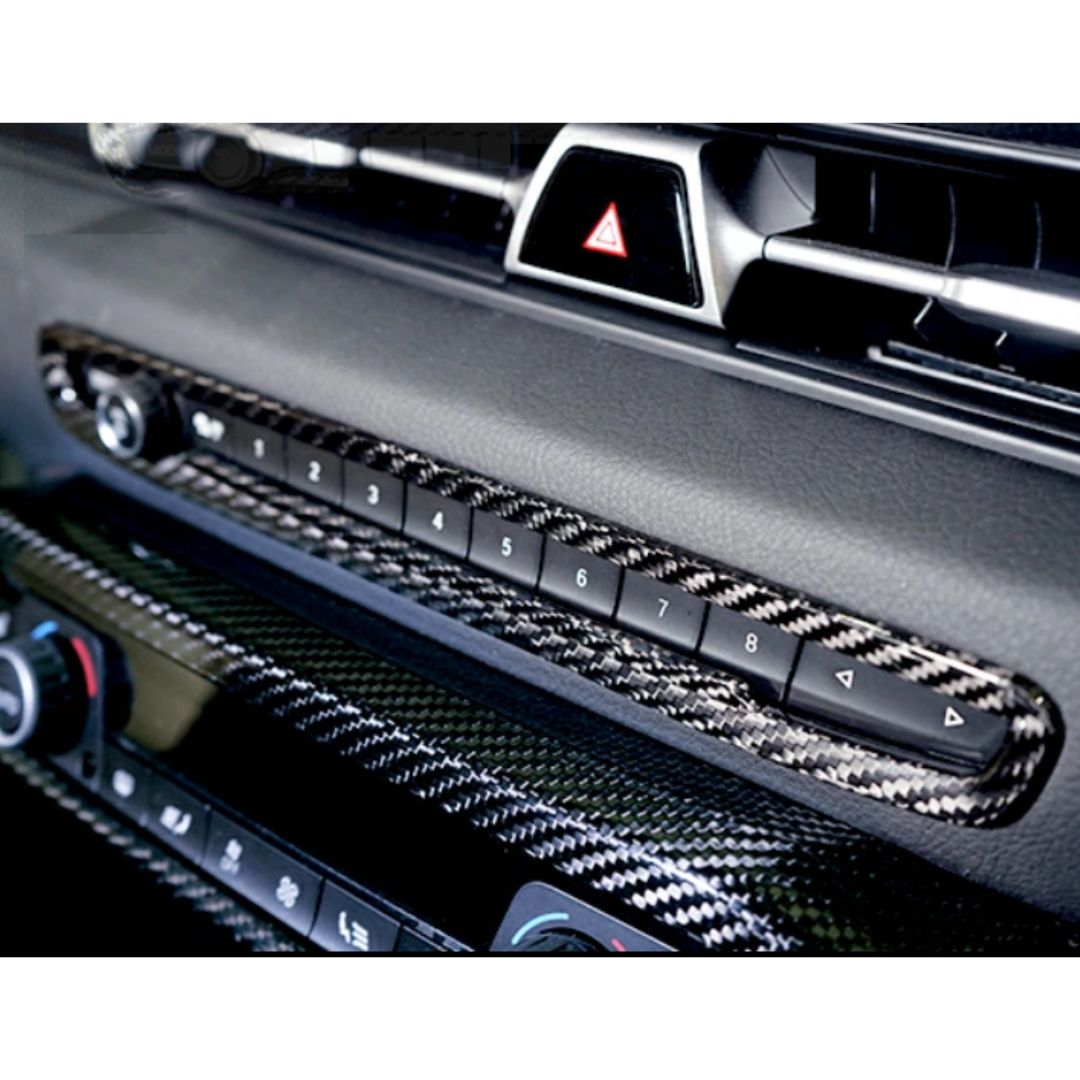 Toyota Supra A90 Dry Carbon Fibre Audio Switch Panel