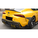 Toyota Supra A90 Carbon Fibre Manta Ray Rear Bumper Diffuser 2019+