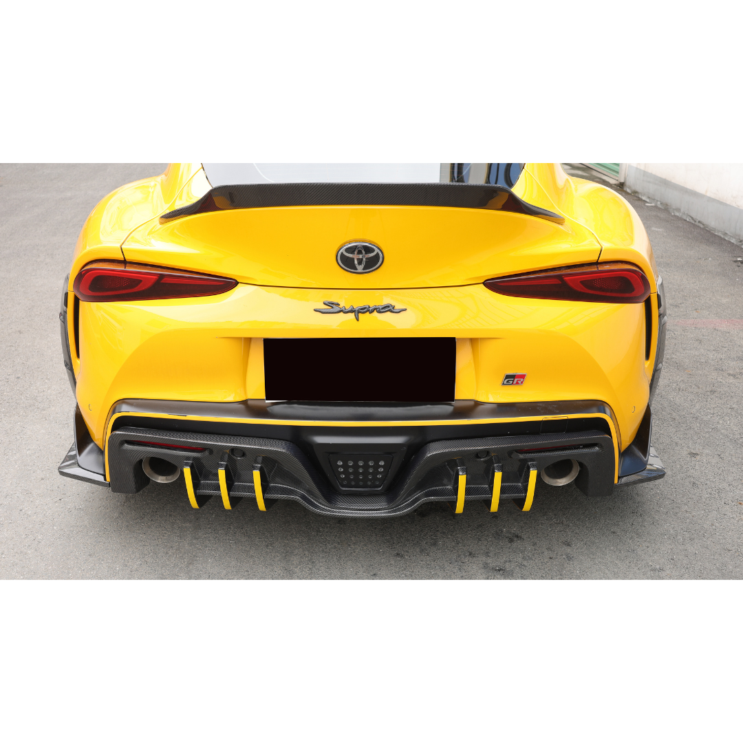 Toyota Supra A90 Carbon Fibre Manta Ray Rear Bumper Diffuser 2019+