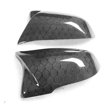 Toyota Supra A90 Honeycomb Carbon Fibre Mirror Cover Replacements