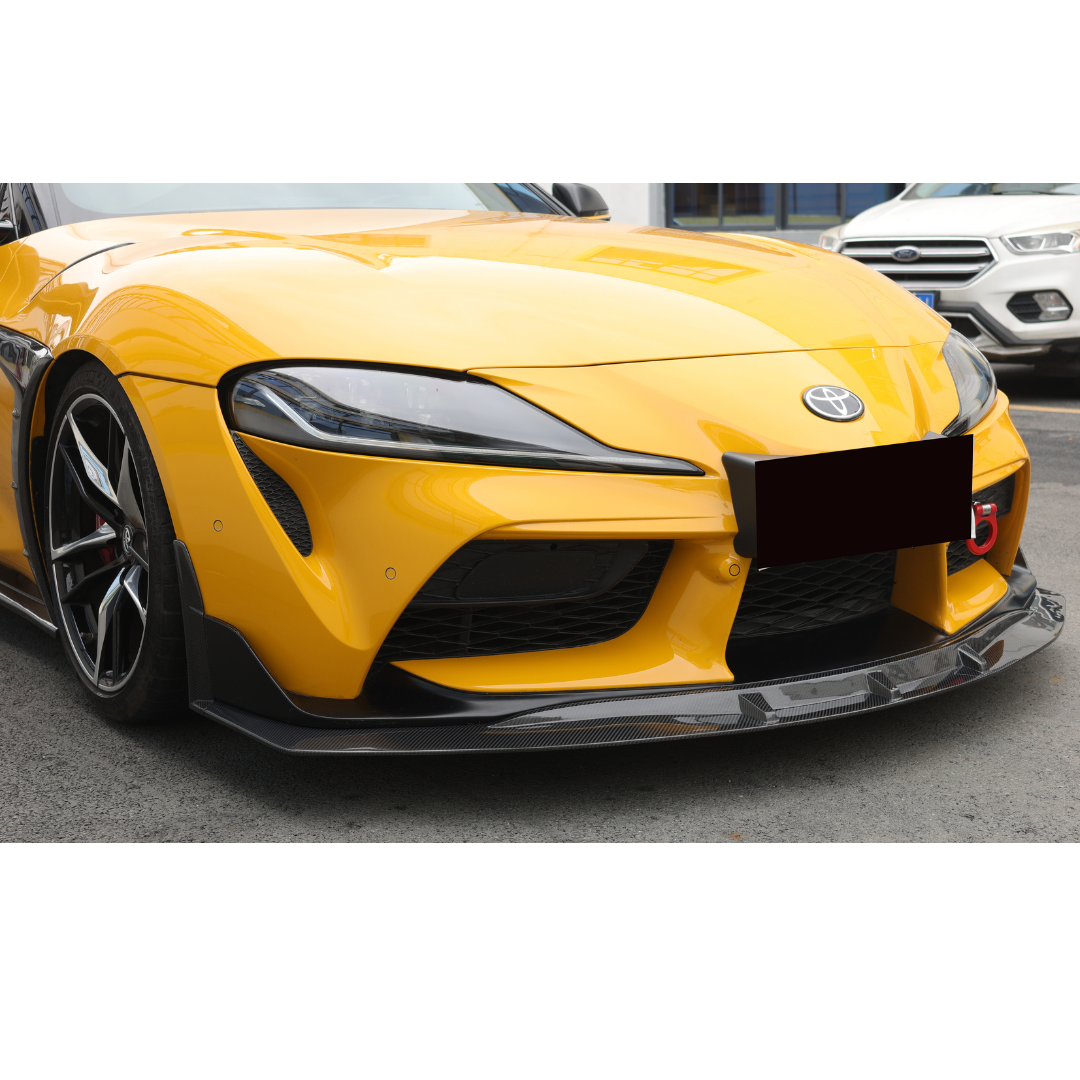 Toyota Supra A90 Carbon Fibre Manta Ray Front Bumper Lip 2019+