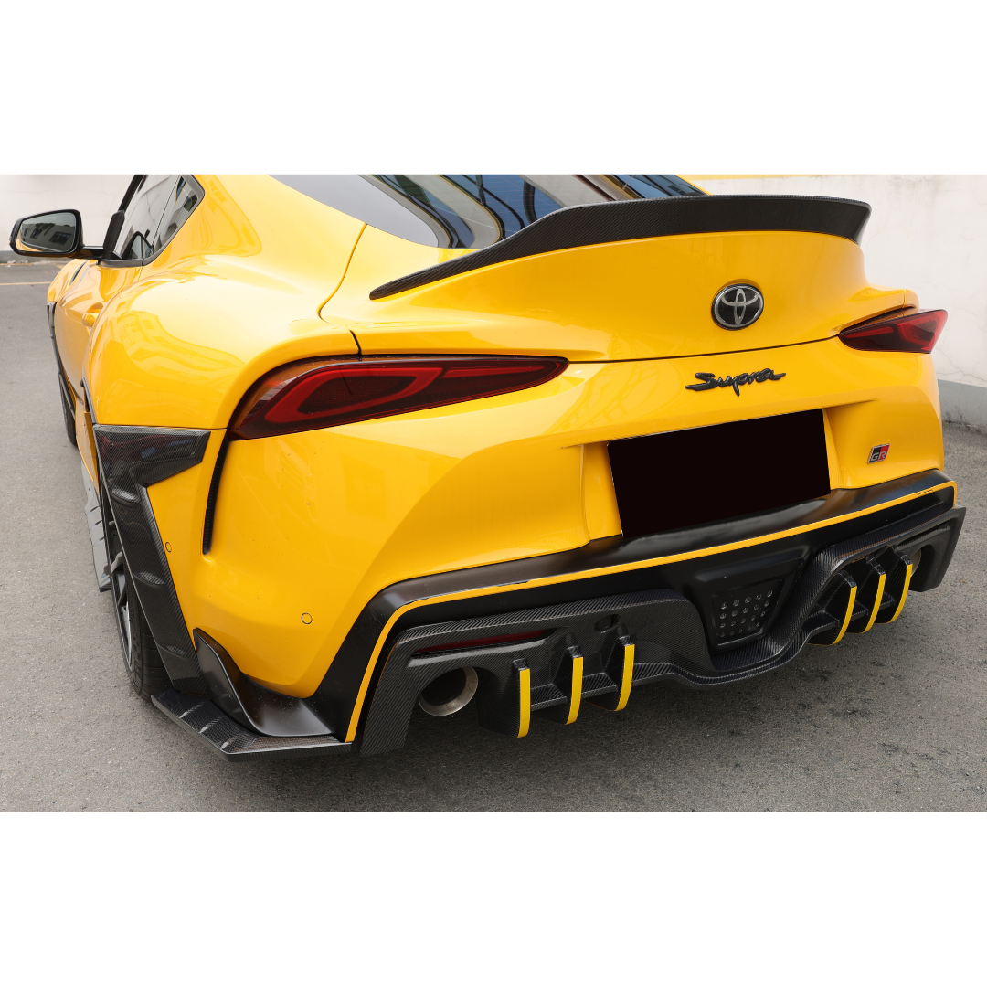 Toyota Supra A90 Carbon Fibre Manta Ray Boot Lip Spoiler