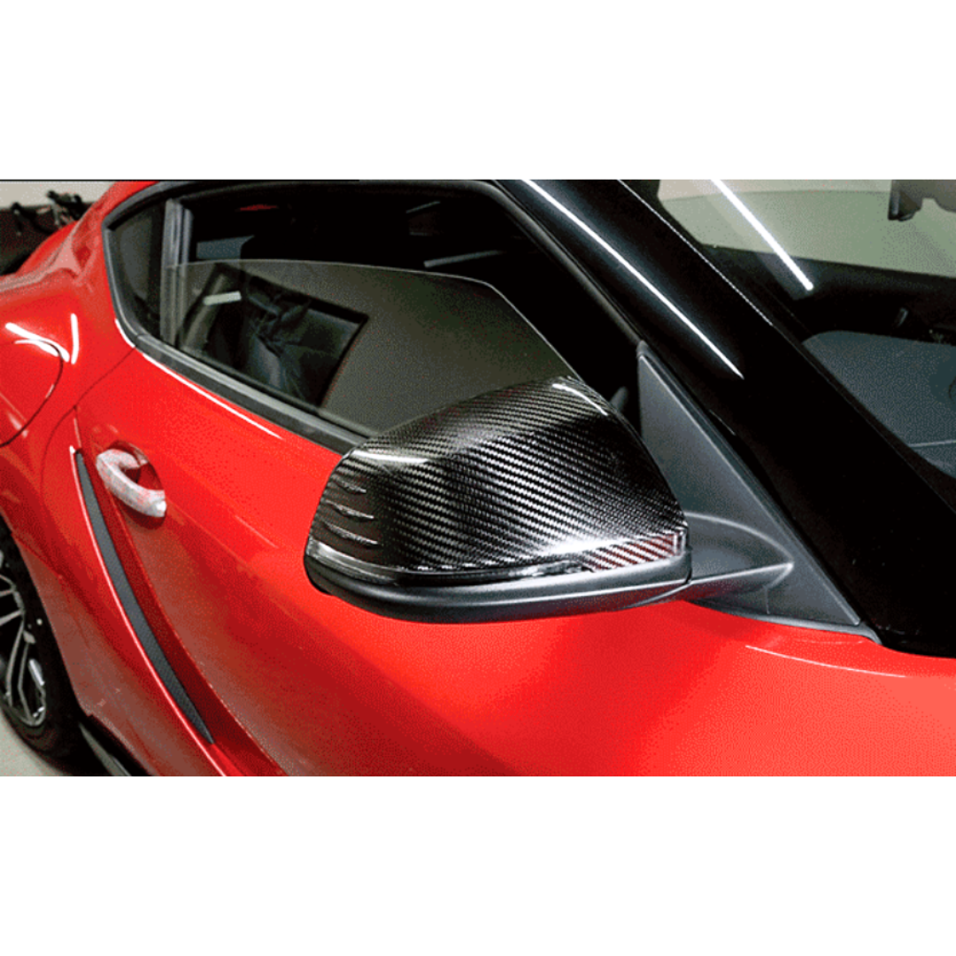 Toyota Supra A90 Dry Carbon Fibre Mirror Covers (SET OF 2)