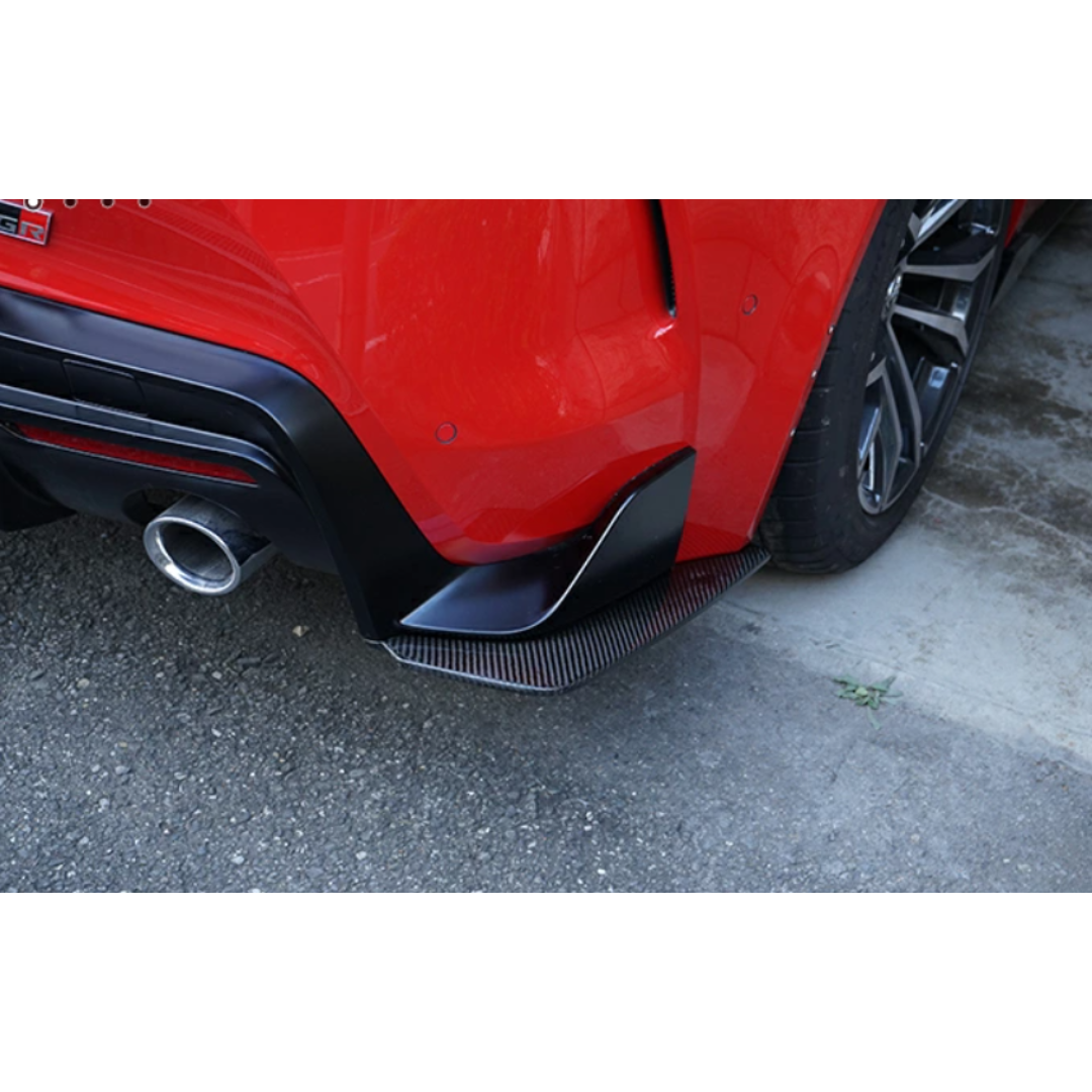 Toyota Supra A90 Dry Carbon Fibre Rear Underlips (SET OF 2)