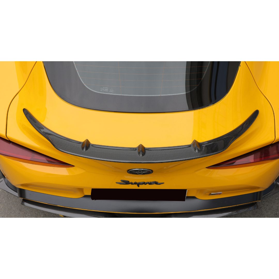 Toyota Supra A90 Carbon Fibre Manta Ray Boot Lip Spoiler