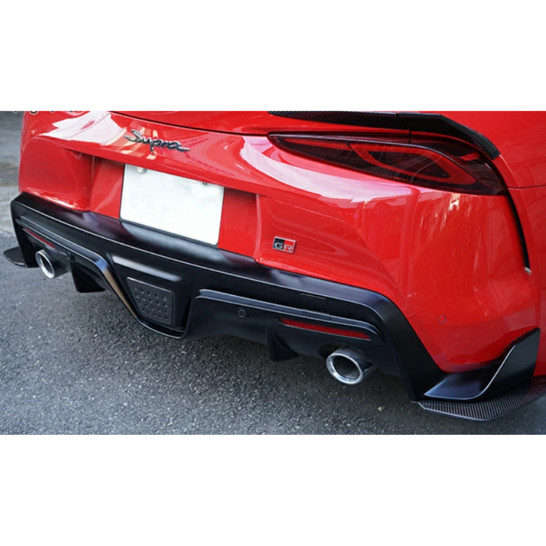 Toyota Supra A90 Dry Carbon Fibre Rear Underlips (SET OF 2)